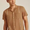 Polohemd mit Cabana-Streifen Polohemd mit Cabana-Streifen