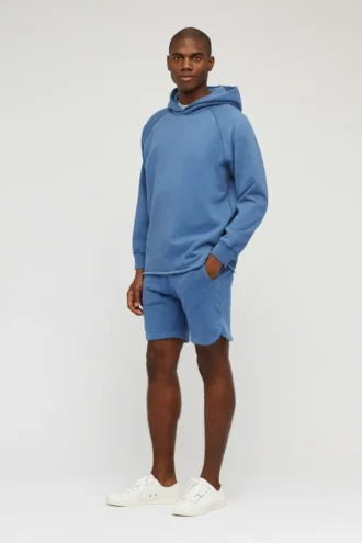 Popover-Hoodie aus gebürstetem Fleece