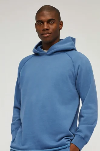 Popover-Hoodie aus gebürstetem Fleece