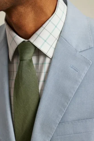Portugiesisches Stretch-Chambray-Sakko