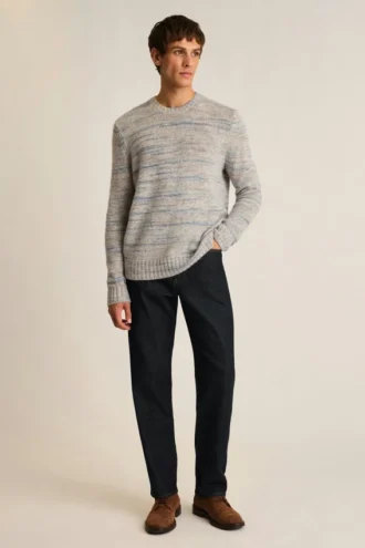 Pullover aus Alpaka-Mischung mit Space-Dye-Effekt