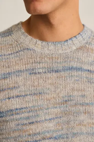 Pullover aus Alpaka-Mischung mit Space-Dye-Effekt