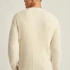 Pullover aus Baumwolle und Kaschmir mit Zopfmuster und Rundhalsausschnitt Pullover aus Baumwolle und Kaschmir mit Zopfmuster und Rundhalsausschnitt