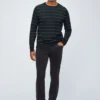 Pullover aus Baumwollmischung mit Rundhalsausschnitt Pullover aus Baumwollmischung mit Rundhalsausschnitt