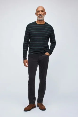 Pullover aus Baumwollmischung mit Rundhalsausschnitt