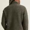 Pullover aus italienischer Wolle mit halbem Reißverschluss Pullover aus italienischer Wolle mit halbem Reißverschluss