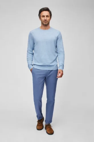 Pullover aus Öko-Baumwolle mit Rundhalsausschnitt