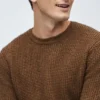 Pullover mit Rundhalsausschnitt aus Yak-Mischung Pullover mit Rundhalsausschnitt aus Yak-Mischung
