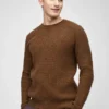Pullover mit Rundhalsausschnitt aus Yak-Mischung Pullover mit Rundhalsausschnitt aus Yak-Mischung