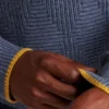 Pullover mit Rundhalsausschnitt und Rautenmuster Pullover mit Rundhalsausschnitt und Rautenmuster