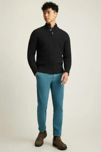Pullover mit Zopfmuster
