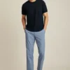 Pullover-T-Shirt aus Leinenmischung Pullover-T-Shirt aus Leinenmischung