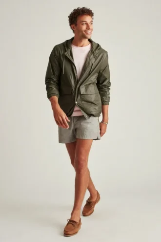 Regenjacke aus recyceltem Nylon