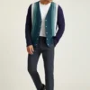 Retro-Strickjacke aus Baumwolle und Kaschmir Retro-Strickjacke aus Baumwolle und Kaschmir
