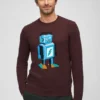 Roboter-Pullover mit Rundhalsausschnitt Roboter-Pullover mit Rundhalsausschnitt