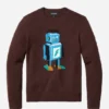 Roboter-Pullover mit Rundhalsausschnitt Roboter-Pullover mit Rundhalsausschnitt