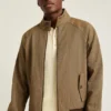 Robuste, schicke und stilvolle Bonobos Harrington-Jacke aus Leinen