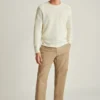 Rollkragenpullover aus Baumwoll-Leinen Rollkragenpullover aus Baumwoll-Leinen