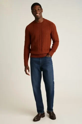 Rollkragenpullover aus Baumwolle und Kaschmir