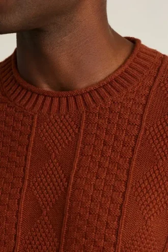 Rollkragenpullover aus Baumwolle und Kaschmir