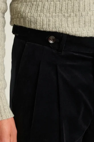Samt-Hose für Herren von Bonobos | Italienische Luxus-Hose mit Falten