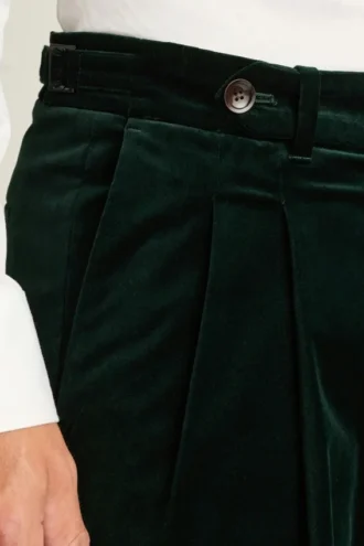 Samt-Hose für Herren von Bonobos | Italienische Luxus-Hose mit Falten