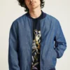 Schicke & stilvolle Bonobos Chambray-Bomberjacke Schicke & stilvolle Bonobos Chambray-Bomberjacke