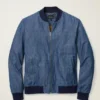 Schicke & stilvolle Bonobos Chambray-Bomberjacke Schicke & stilvolle Bonobos Chambray-Bomberjacke