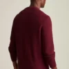 Schwerer Pullover mit Seed-Stich Schwerer Pullover mit Seed-Stich
