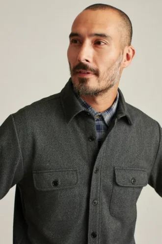 Schweres Flanell-Overshirt