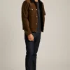 Sherpa-gefütterte Cordjacke Sherpa-gefütterte Cordjacke