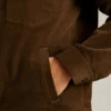 Sherpa-gefütterte Cordjacke Sherpa-gefütterte Cordjacke