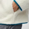 Sherpa-Jacke mit halbem Reißverschluss Sherpa-Jacke mit halbem Reißverschluss