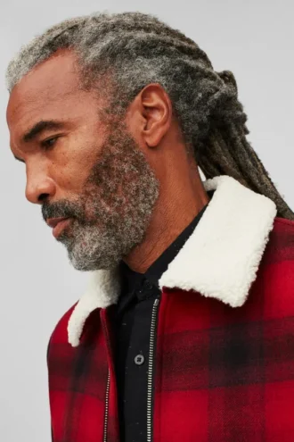 Sherpa-Kragen-Wollbomber