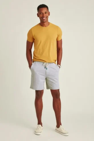 Shorts aus Stretch-French-Terry