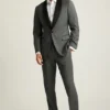 Smokingjacke mit Schalkragen