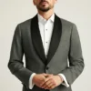 Smokingjacke mit Schalkragen