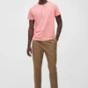 Stückgefärbtes Henley Stückgefärbtes Henley