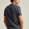Stückgefärbtes Henley-Shirt Stückgefärbtes Henley-Shirt