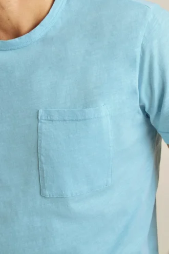 Stückgefärbtes & sonnenverblassenes Slub-Hemd Stückgefärbtes & sonnenverblassenes Slub-Hemd
