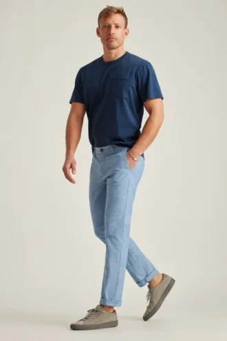 Stretch-Chambray-Hose
