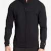 Stretch-Performance-Hoodie mit durchgehendem Reißverschluss