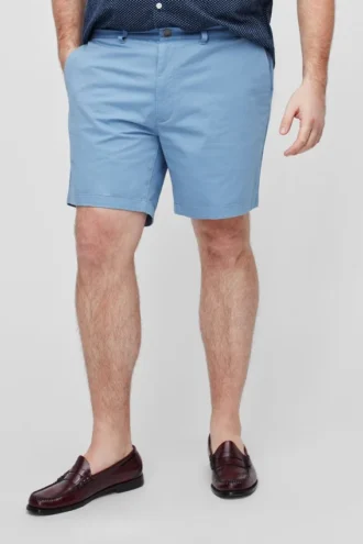 Stretch Washed Chino-Shorts in großen Größen