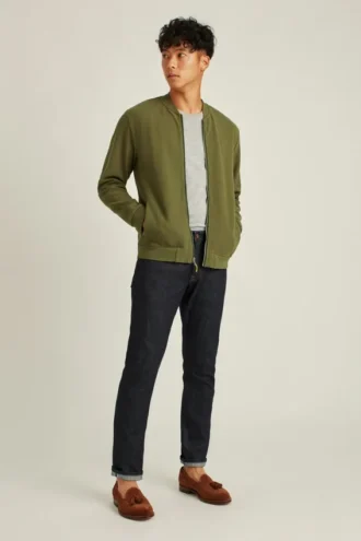Strick-Bomberjacke