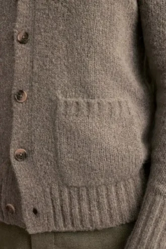 Strickjacke aus Alpaka-Wolle
