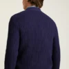 Strickjacke aus Baumwolle mit offenem Strickmuster Strickjacke aus Baumwolle mit offenem Strickmuster