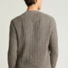 Strickjacke aus italienischem Leinen-Baumwollgemisch für Herren Strickjacke aus italienischem Leinen-Baumwollgemisch für Herren