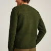 Strickjacke mit Zopfmuster