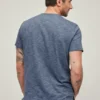 Strukturiertes Baumwoll-T-Shirt Strukturiertes Baumwoll-T-Shirt