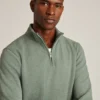 Strukturiertes Fleece-Shirt mit halbem Reißverschluss Strukturiertes Fleece-Shirt mit halbem Reißverschluss